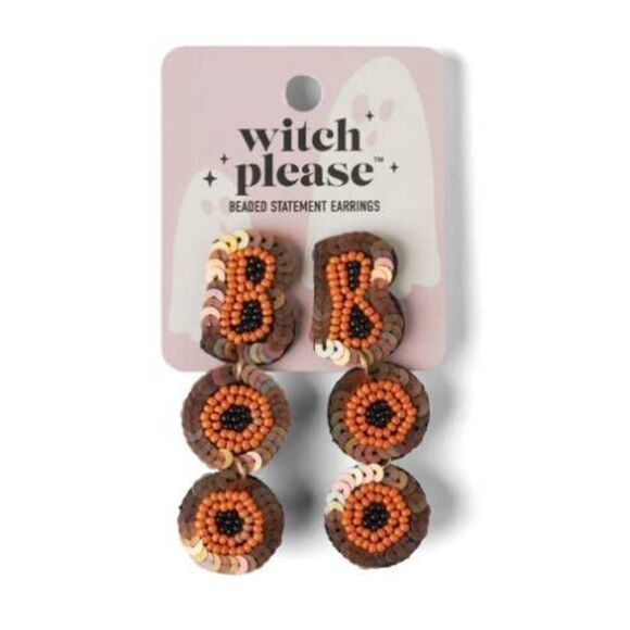 Halloween Beaded Boutique Earring Set of 6 - Picture 4 of 7